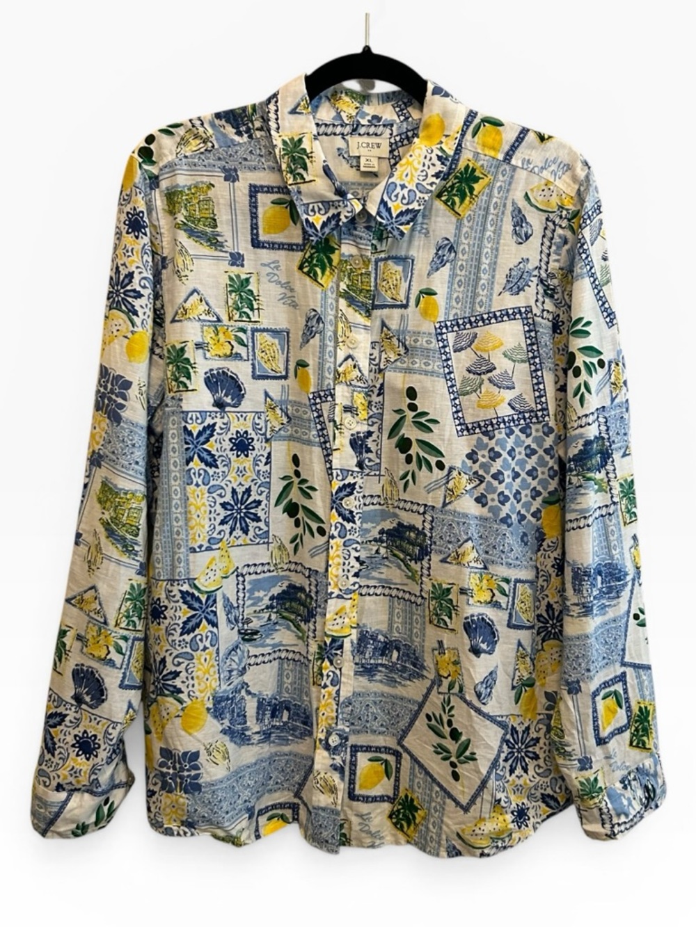 JCrew Factory Italian Themed Short Set Size XL
